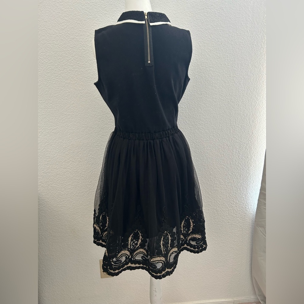 Esley Black and White women  Formal Dress size M vintage - Picture 10 of 10